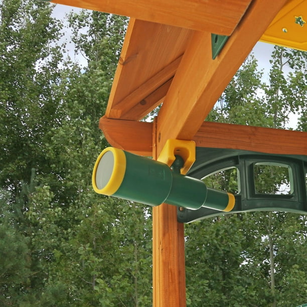 ♡　AD⑨ KidKraft Paramount Wooden Swing Set with Two Clubhouses