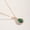 Green Gold, variant on Fashion Zircon Water Drops Pendant Necklace For Women