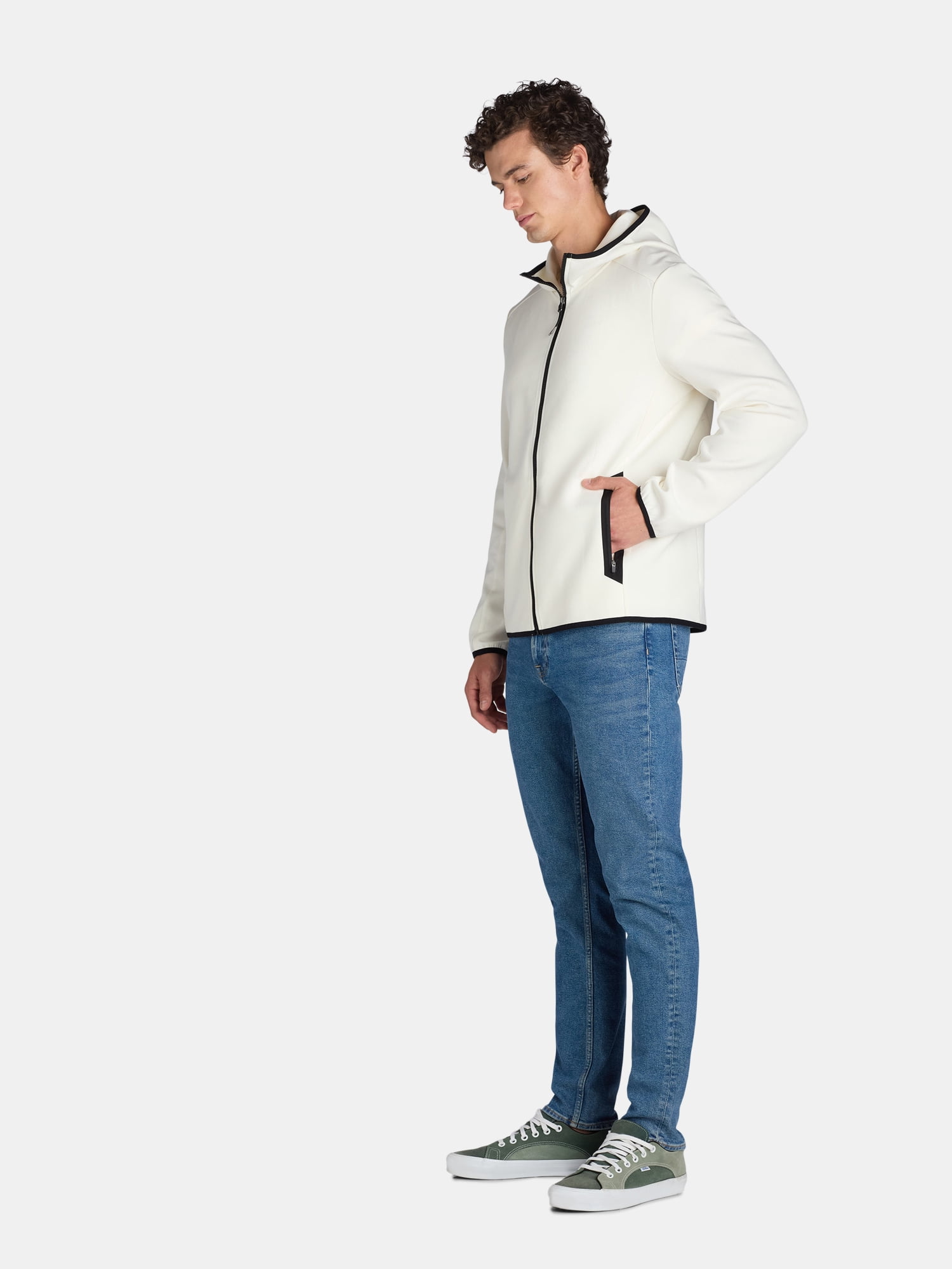 Athletic Works Men's Fusion Knit Jacket, Sizes S-3XL