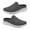Dark Gray 43, variant on Unisex Mesh Mules Open Back Slip-on Shoes Breathable Shock Cushioning Closed Toe Slides for Walking Dog Office Nurse Work