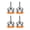 4 pack, variant on ANXPTIME Adjustable Leg Leveler Feet AntiVibration Base High Weight Capacity for Machine