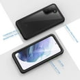 thumbnail image 6 of REQO Samsung Galaxy S21 Case, IP68 Waterproof Dustproof Case with Built-in Screen Protector, Rugged Full Body Shockproof Protective Phone Cover for Galaxy S21 5G 6.2 Inch, Black, 6 of 9