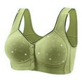 thumbnail image 2 of Daisy Bras for Women No Underwire Front Closure Comfort Senior Wireless Snap Closing Bra, 2 of 6