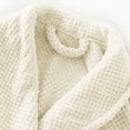thumbnail image 5 of NOLDARES Boys Girls Towel Robe Soft Terry Cloth Kimono Bathrobes Sleepwear for Kids,White,4-5 Y, 5 of 7