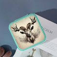 thumbnail image 4 of FCXZI Whimsical Surreal Animal PU Leather Jewelry Box Travel Case Green, 4 of 5