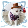 thumbnail image 4 of Pet Cowboy Hat Headwear Hat for Dogs/ Festival Supplies Cowboy Hat Props Headwear Kitten Sun Hat Cap, 4 of 12