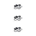 thumbnail image 2 of Yuarrent CANSUCC 6 piezas bicicletas auriculares arandela reemplazable al aire libre ciclismo horquilla delantera espaciador anillo junta Type1 NO1, 2 of 6