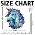 thumbnail image 4 of 89Bloom Unicorn Stained Glass Hologram Ornament, Stained Glass Suncatcher Ornaments Home Decor, Holographic Ornaments, 4 of 7