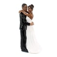 thumbnail image 4 of Boda Resina Novio Besando Recién Figurita Pastel Topper Accesorio, 4 of 6