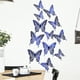 thumbnail image 2 of 12 pegatinas de pared de mariposa hueca con textura de metal 3D. Wmkox8yii fhajkh529, 2 of 6