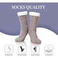 thumbnail image 5 of PUMIER Women's Winter Super Soft Warm Cozy Fleece Lined Fuzzy Slipper Socks with Grippers, 5 of 6