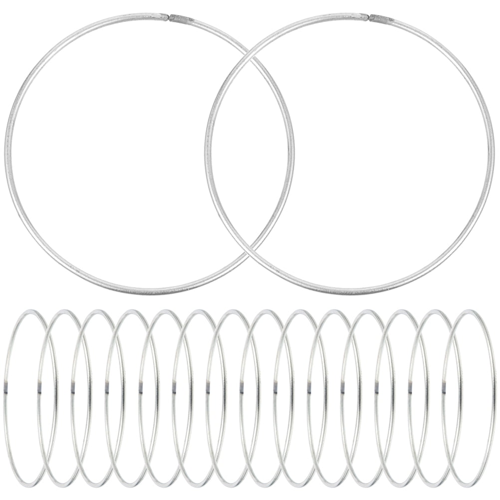 35pcs Dream Catcher Hoops Wreath Metal Rings Macrame Crafts Hoops Wreath DIY Supplies