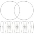 thumbnail image 1 of 35pcs Dream Catcher Hoops Wreath Metal Rings Macrame Crafts Hoops Wreath DIY Supplies, 1 of 5