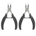 thumbnail image 1 of Toenail Clippers Professional Prevent Slip Spring Design Toe Nail Trimmer for Thick Ingrown Nails 2pcs, 1 of 5