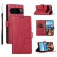 thumbnail image 1 of Google Pixel 9 PRO 5G Case ,Vintage PU Leather Flip Cover Card Slots Magnetic Kickstand Hand Strap Case for Google Pixel 9 PRO 5G, 1 of 5