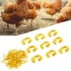 thumbnail image 5 of Anillos Para Patas De Pollo, Bandas Para Patas De Aves De Corral, Hebilla Para Patas De Identificación Con Números Que Se Utilizan Flexiblemente Retráctiles Para Uso Diario En Octpeak Amarillo, 5 of 8