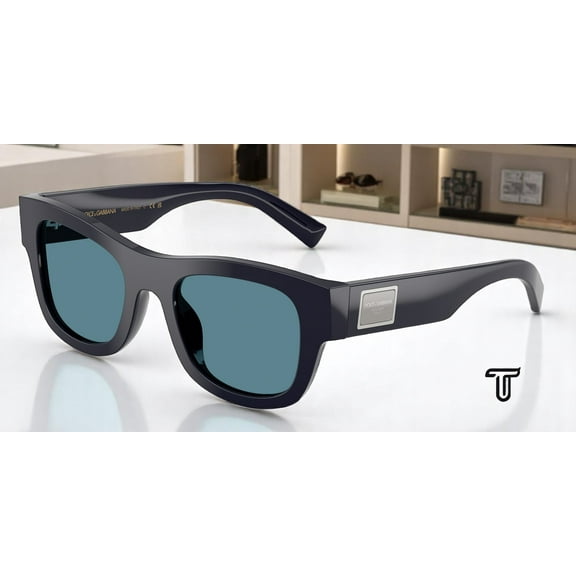 DOLCE & GABBANA DG4509 309480 Blue Grey 52 mm Men's Sunglasses