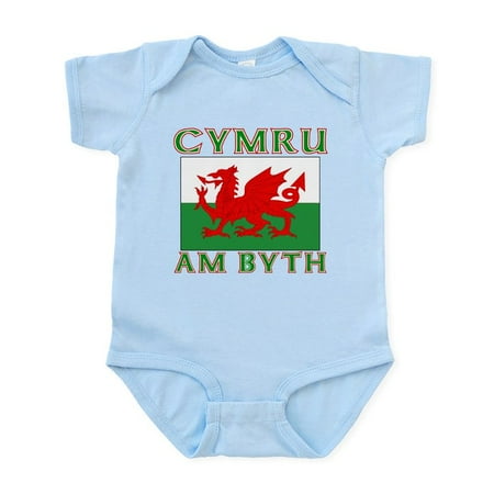 

CafePress - Wales For Ever Infant Bodysuit - Baby Light Bodysuit Size Newborn - 24 Months