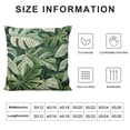 thumbnail image 5 of YINGXI  Throw Pillow Cover Tropical Leaves Floral Green Art Home Decor Pillowcase Cushion Cover 24x24in, 5 of 5