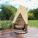 thumbnail image 3 of Funda para silla de huevo colgante, duradera, ligera, impermeable, funda para silla de columpio con cremallera, se adapta a la mayoría de los protectores contra el polvo para sillas de huevo de, 3 of 8