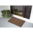 thumbnail image 3 of Imports Decor 842RWB 30 x 18 x 1 in. Wrought Iron Brush Mat - Black & Brown, 3 of 3