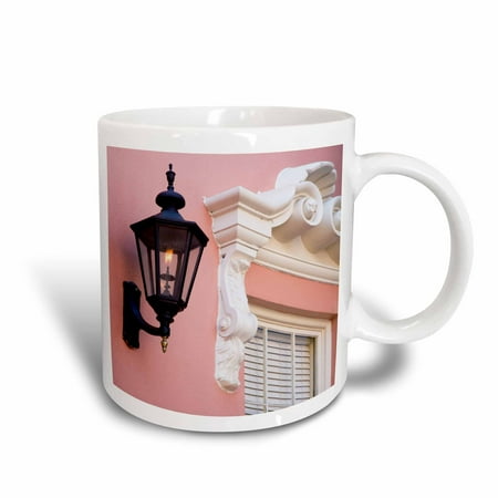 Carolina Game Day Ceramic - 3dRose South Carolina, Charleston. Pink home with lantern - US41 JEG0130 - Julie Eggers, Ceramic Mug, 11-ounce