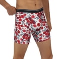 thumbnail image 5 of Sigee Red Hawthorn for Men's Boxer Briefs,Moisture Wicking and Breathable Large, 5 of 9