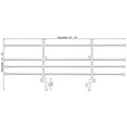 thumbnail image 4 of Black Metal Folding, Adjustable Car Barrier for Pet Automotive Safety, 4 of 10