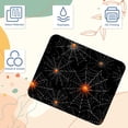 thumbnail image 3 of Spider Web 8.3x9.8 Inch Square Printed Desk Mat Mouse Pad for Office and Gaming, Non-Slip Rubber Bottom, 3 of 6
