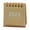 Beige, variant on 2026 Desk Calendar Twin-Coil Binding Tabletop Calendars 19 Month Runs from Jun 2025 to Dec 2026 For Daily Scheduling