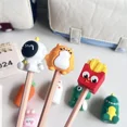 thumbnail image 3 of Sacapuntas para estudiantes Kawaii dibujos animados animales Furit papelería sacapuntas lápiz para niños encantadores útiles escolares, 3 of 5