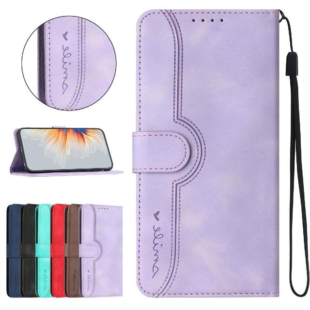 Compatible con Motorola Edge 50 Fusion Funda con imán incorporado Funda tipo cartera Premium Pu