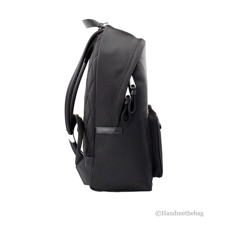 Burberry Abbeydale Branded Stamp Black Nylon Backpack  display picture 1
