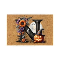 AUDeals Halloween Doormat Indoor Outdoor Home Front Porch Rugs 23.6 * 15.7Inch Bedroom Entrance Patio Decoration Supplies