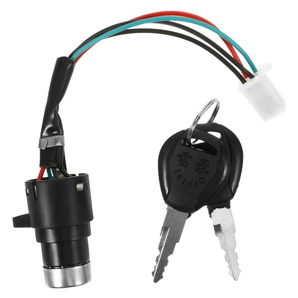 ColoMX Interruptor de encendido de motocicleta, interruptor de encendido Universal con llave Compatible con Dy90
