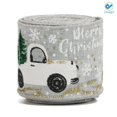 thumbnail image 3 of Deago Christmas Wired Edge Ribbon Christmas Vintage Truck Wired Burlap Ribbon Christmas Party Truck Ribbon Xmas Tree Hanging Decorations for DIY Wrapping Crafts Wreath Decor, 2" X 5.5 Yards, 3 of 10
