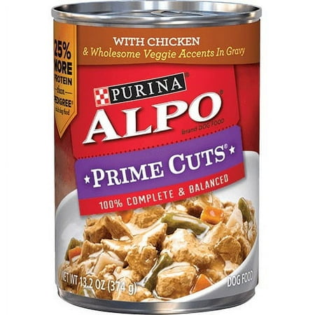 Purina Alpo Prime Cuts With Chicken & Wholesome Veggie Accents In Gravy