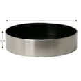 thumbnail image 3 of Algreen Stainless Steel Planter, Round Indoor Planter 14-In. by 3-In. Height, 3 of 4
