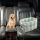 thumbnail image 5 of Cojín anti-sucio del del coche del perro del asiento de coche del Grid grande verde Sunnimix Asiento del coche de la perrera, 5 of 8