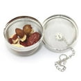 thumbnail image 2 of yuksok Stainless Steel Infuser Strainer Mesh Tea Spoon Lock Spice Ball 11cm, 2 of 9