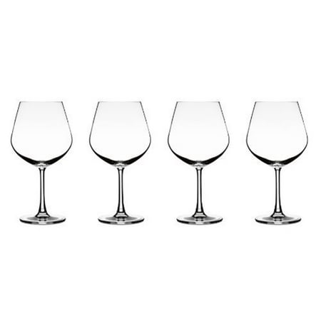 Elite Vivere Glassware, Set of 4, Burgundy