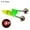 C, variant on 10pcs LED Night Fishing Rod Bite Bait Alarm Light with/without Twin Bells Ring Fishing Bite Alarm Indicator Carp Fishing Accessories