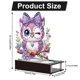 thumbnail image 3 of 5d Diy Art Mini Candeler Tabletop Candlestick Soporto Adornos Pintura Diamantes Velas Flower Fairy Regalos para Amigos La Familia, 3 of 9