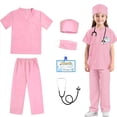 thumbnail image 1 of Set de disfraces de médico para niños RioRand, 6 piezas, para niños de 3 a 12 años, 1 of 6