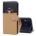 thumbnail image 2 of compatible Samsung A40 Wallet Case,3 Credit Card Slot ID Card Holder,PU Leather Flip Case with Strap Cheap and fine, 2 of 5