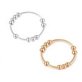 thumbnail image 4 of Stainless Steel Bead Ring: Elegant Fashion Jewelry for Women, European and American Style, Must-Have Accessory, 4 of 4