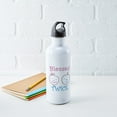 thumbnail image 5 of CafePress - Blessed Twice Stainless Water Bottle 1 - Stainless Steel Water Bottle, Sports Bottle, 1.0L, 5 of 5