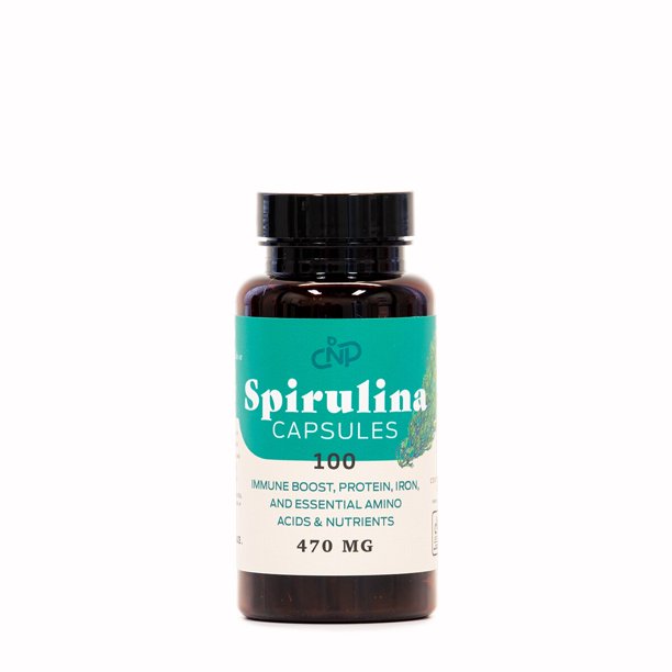 Pure Hawaiian Blue Spirulina Powder Capsules 470mg Capsules 100 Pills