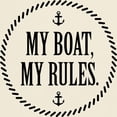 thumbnail image 3 of CafePress - My Boat, My Rules Light T Shirt - Men's Classic Graphic T-Shirt, 3 of 4