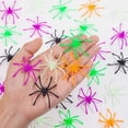 thumbnail image 7 of Halloween Stretchable Spider Web Decoration with 20 Multicolor Fake Spiders Cotton Creepy Cobweb for Indoor Outdoor Yard Porch Front Door Fall Holiday Scene Decor, 7 of 7